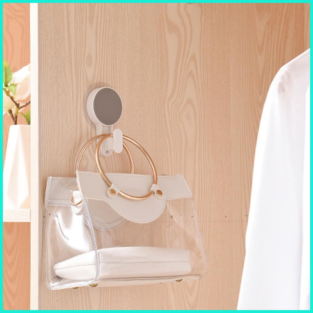 Sticky Wall Hooks 2PCS Sticky Hanger ไม่มีเจาะตกแต่ง Hooks สําหรับเสื้อผ้าเครื่องประดับคีย์ Wall Holder สําหรับห้องน้ํา tongth