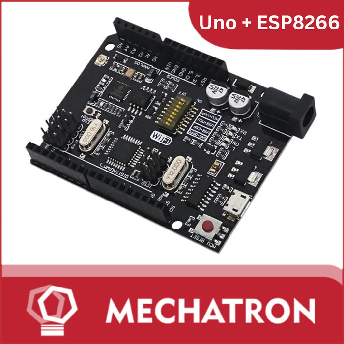 ES99 Arduino Uno WiFi R3 + ESP8266 Dev Board 32 MB หน่วยความจํา USB ถึง TTL CH340G - โมดูลเท่านั้น