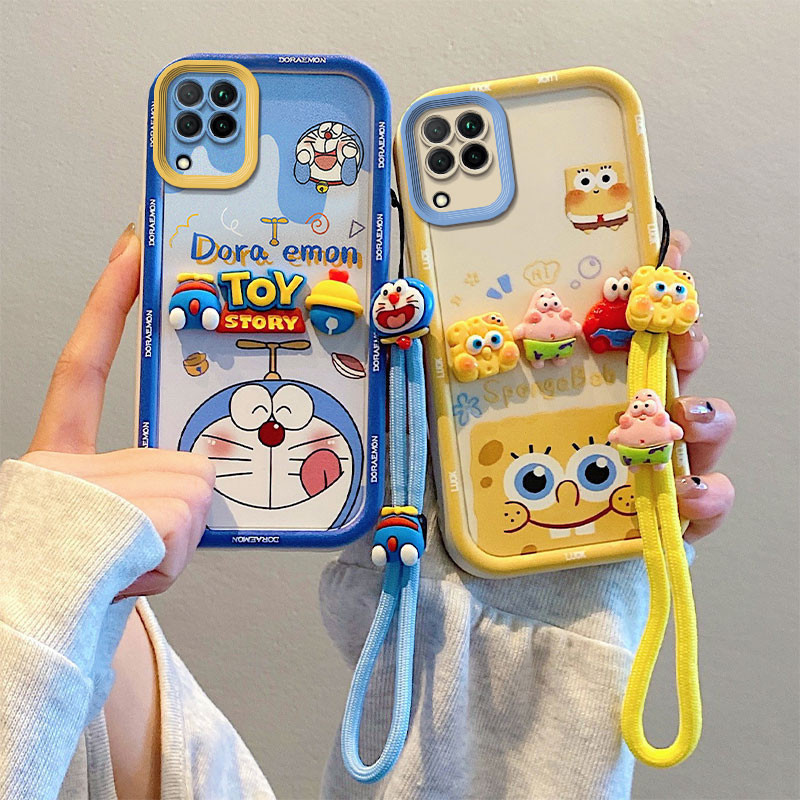 SAMSUNG 3DปลอกสําหรับSamsung Galaxy A22,M22, M32 4Gเคสโทรศัพท์SM-A225F/DS, SM-A225M/DS, SM-M225FV/DS