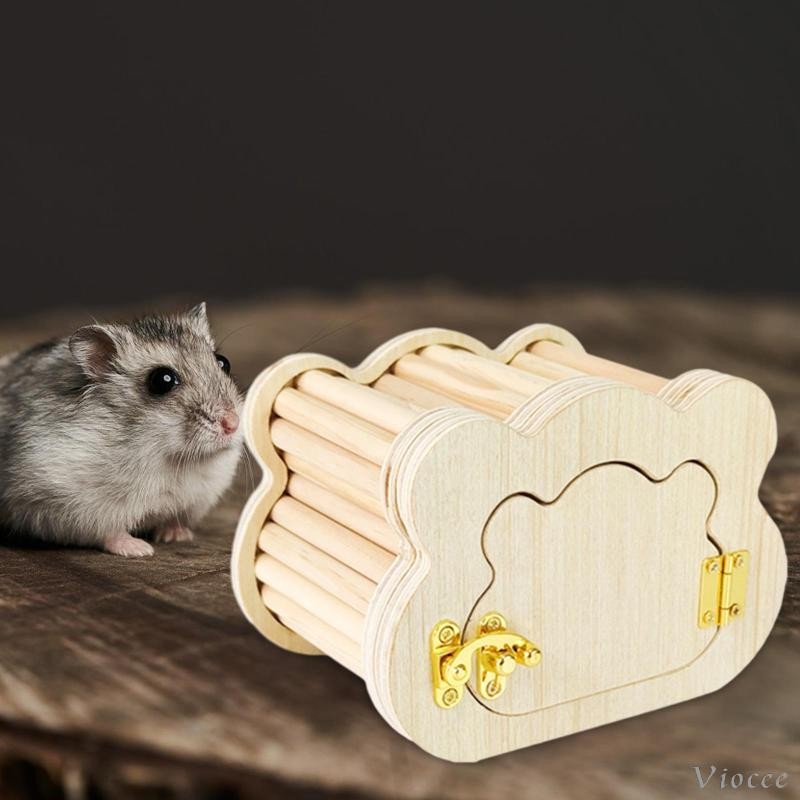 [Viocee] Hamster House Habitats Decor Small Hut สําหรับหนูเริมหนูแฮมสเตอร์แคระ