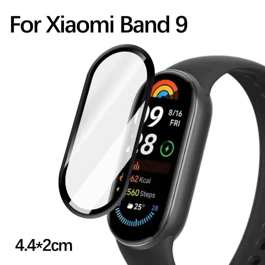 3d โค้งนาฬิกาฟิล์มสําหรับ Xiaomi Band 9 Mi Band 8 Pro Smartwatch HD Clear Screen Protectors สําหรับ 