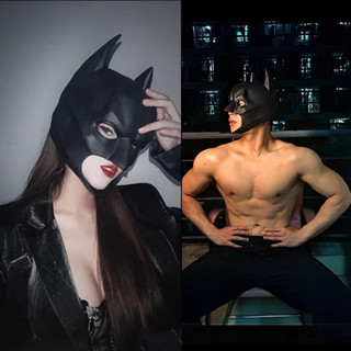 (มีสินค้า) Dc batman mask - หน้ากากคอสเพลย์แบทแมนยืด