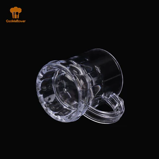 CKFR 1PC 2oz ถ้วยเบียร์ขนาดเล็กจับพลาสติก Whisky สําหรับ Party แก้ว Barware ห้องครัวรับประทานอาหารบาร์บ้านสวนตกแต่งใหม่