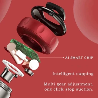 เครื่องนวดไฟฟ้าอัจฉริยะแบบถ้วยดูดทำความร้อนเครื่องนวดคอ