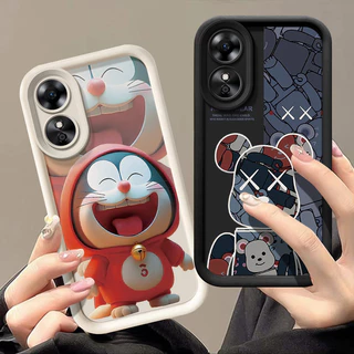 เคส oppo a60 เคส oppo a17 a17k a18 a38 โทรศัพท์ลายการ์ตูนกันกระแทกสําหรับเคส