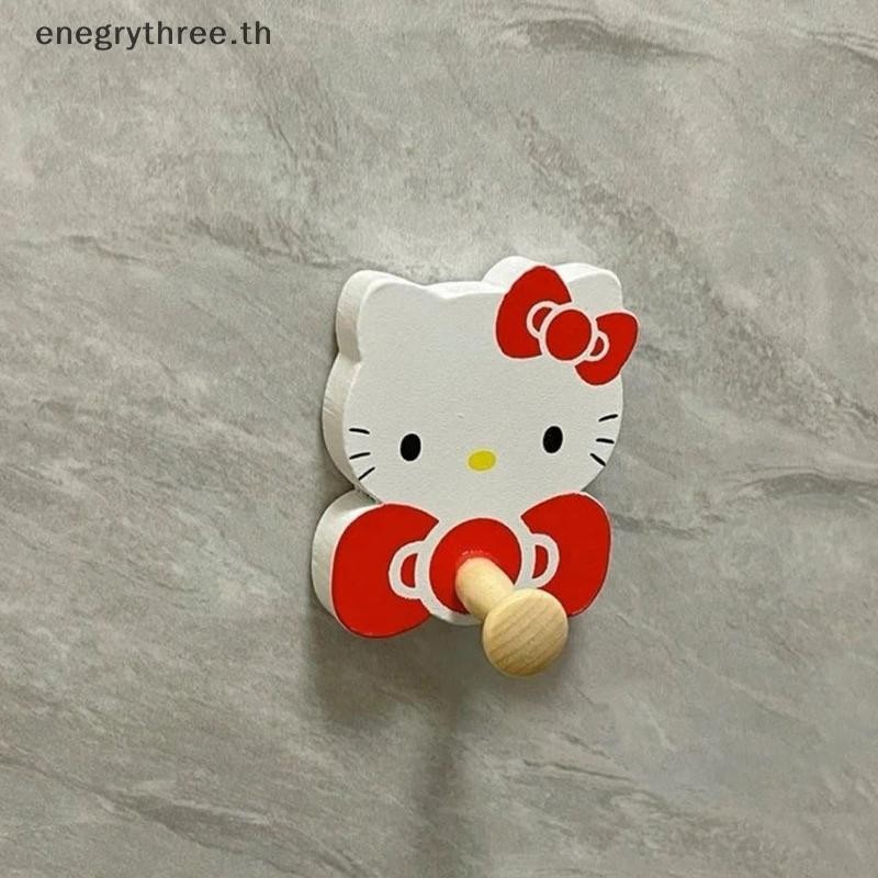 SANRIO ไทย & แฟชั่น น่ารัก สวัสดี คิตตี้ ตะขอการ์ตูน ซานริโอ น่ารักหอพักห้องน้ําห้องครัวแขวนเสื้อผ้าผ้าขนหนูอะนิเมะตะขอเหนียวตกแต่งห้อง .