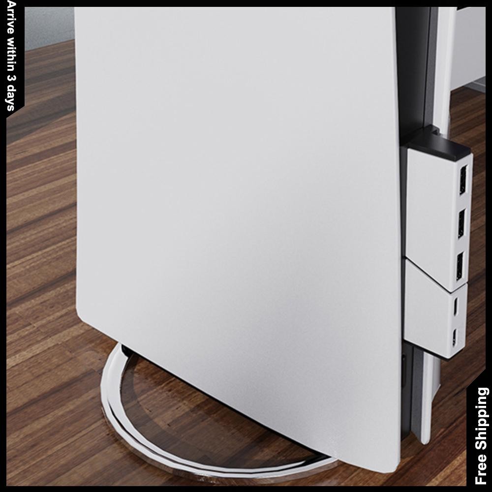 ขาตั้งแนวตั้งฐานกันลื่นที่วางขาตั้งฐานขาตั้งจอแสดงผลสําหรับ PS5 Slim คอนโซลสําหรับ Playstation 5 Slim คอนโซล