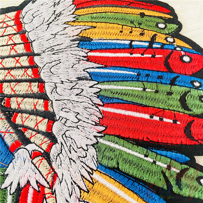 ✿ สไตล์ชาติพันธุ์:แพทช์เตารีดอินเดีย ✿ 1ชิ้น ทําเอง เย็บปักถักร้อยเหล็กบนเย็บบนป้ายแพทช์ - รูปที่ 5