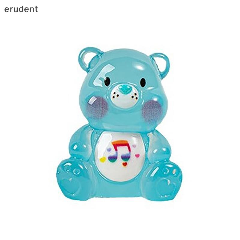 Erudent 1/3 ชิ้น Luminous Rain Bear Micro ภูมิทัศน์รูปเครื่องประดับกลางแจ้งเรืองแสง Miniature รูปปั้นกระถาง Mini Garden อุปกรณ์เสริมใหม่