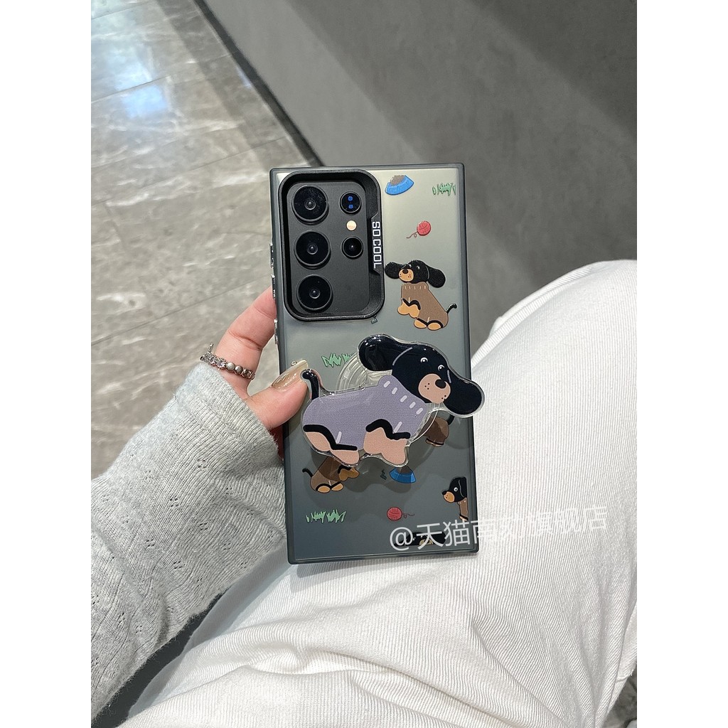 เหมาะสําหรับ Samsung s24ultra เคสโทรศัพท์ s23plus คือ 24 Plus 52s21 + สีดํา a55 เกาหลีน่ารัก s20a53a34a14 การ์ตูน note20u Niche a54s22 Super Hot Niche