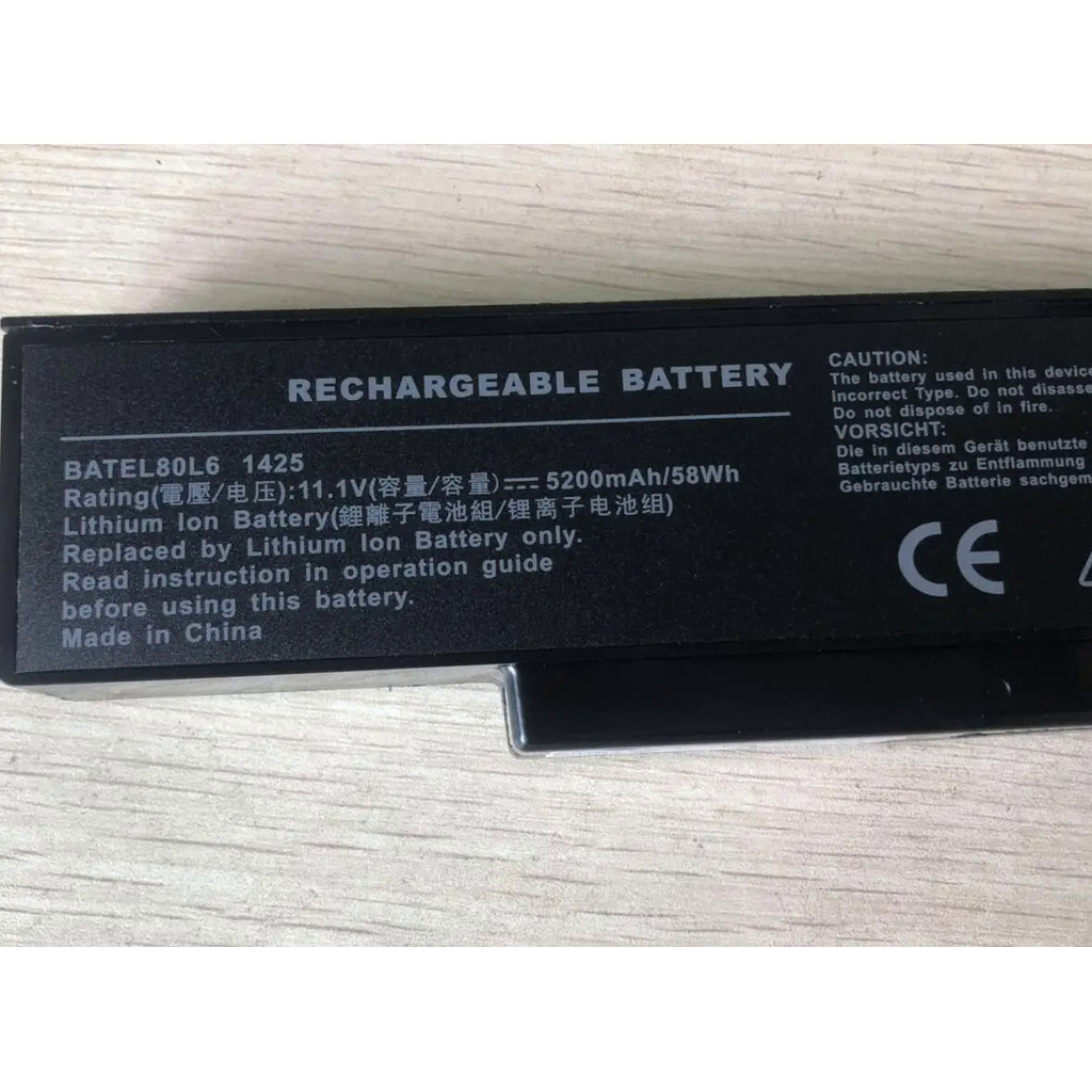 Notebook Battery For Dell Inspiron 1425 1427 1428 Series BATEL80L6 BATEL80L9 BATFL91L6 BATFT10L61 ba