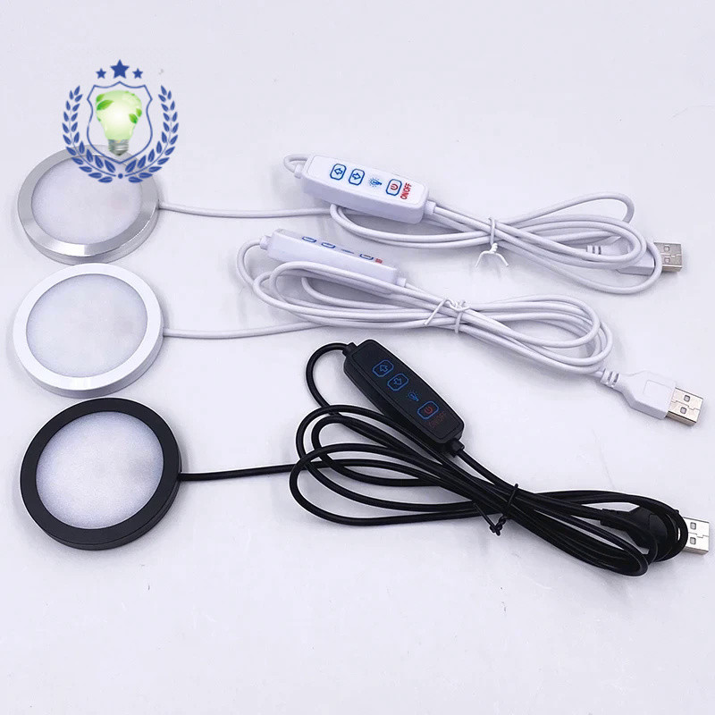 Usb 5v LED spotlight ultra-thin หรี่แสงได้ 3W ดาวน์ไลท์แม่เหล็กพื้นผิวติดตั้ง lampmini เครื่องประดับจอแสดงผลเพดานในร่ม
