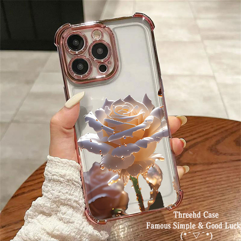 ปลอกใช้งานร่วมกับ IPhone 11 XR 15 14 13 12 Pro Max 7 8 Plus SE 2020 X Xs Max หรูหราสี่มุมถุงลมนิรภัยเลนส์ฟิล์มป้องกันกรณีน่ารัก Graffiti แมวดํา TPU ฝาหลัง