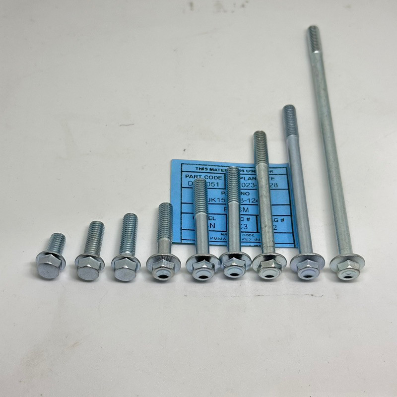 BOLT FLANGE BOLT 10 M6 KEY 8 ORIGINAL M6x12 m6x18 m6x22 m6x28 m6x40 m6x45 m6x65 m6x85 m6x130