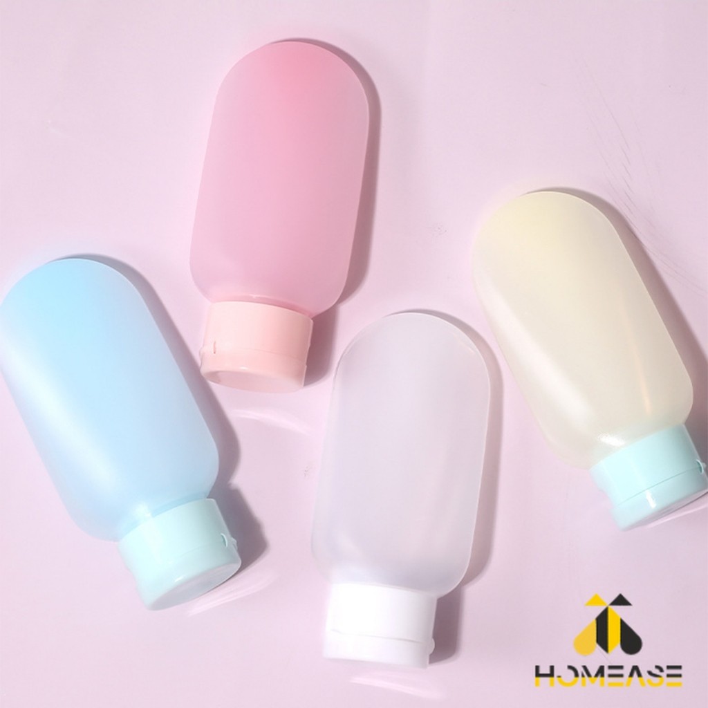 HA แบบพกพา ขนาด 60ml หลอดอ่อน ขวดรีฟิลพลาสติก โลชั่นครีมบรรจุภัณฑ์ travel bottle