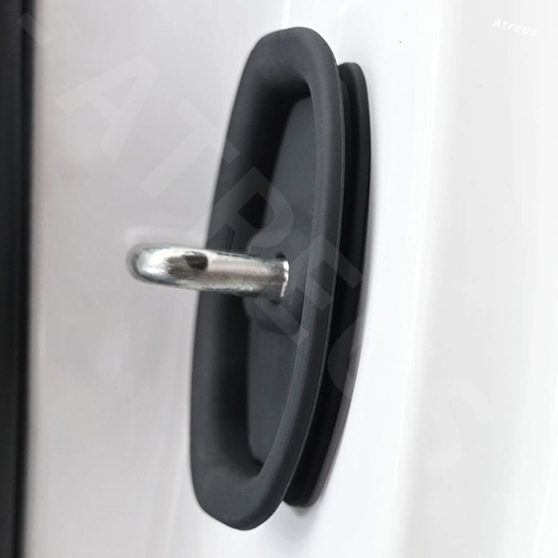 4 ชิ้น Isuzu ซิลิโคนรถประตูล็อ ฝาครอบป้องกัน รถประตูล็อคฝาครอบป้องกันซิลิโคนประตูล็อคโช้คอัพเงียบ สำหรับ Isuzu Panther Elf Traga Dmax Mux Trooper MU7 TFR Crosswind Panther Sportivo - รูปที่ 7