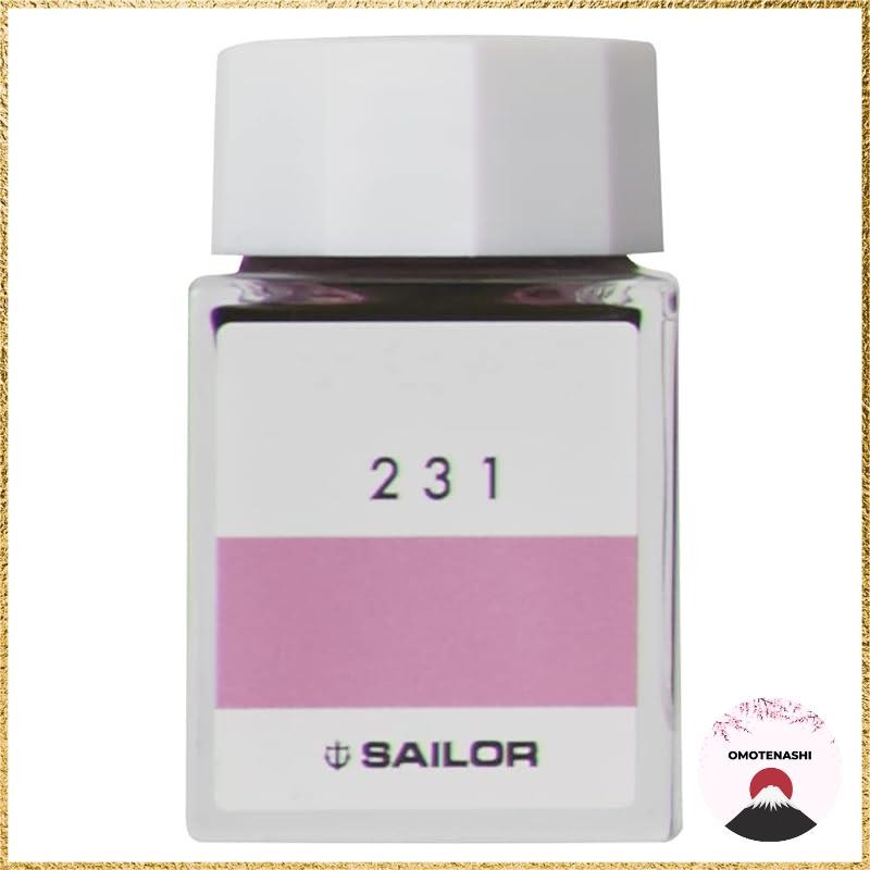 Sailor Fountain Pen Fountain Pen Bottle Ink Ink Studio 231 Dye 20ml 13-6210-231
Sailor Fountain Pen 