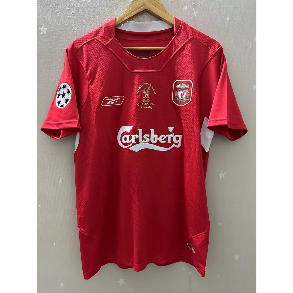 04-05 LVP Home GERRARD ALONSO แคชเมียร์หมายเลขคุณภาพสูง Retro ฟุตบอล Jersey เสื้อยืดที่กําหนดเองคุณภาพสูง