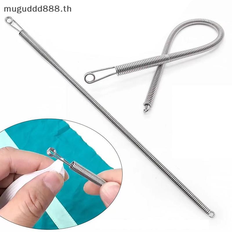 ʚɞmc ยืดหยุ่น Drawstring Threader Quick Threading ฤดูใบไม้ผลิออกแบบ String Pull เครื่องมืออเนกประสงค์ Drawstring Stringing เครื่องมือ (dd)