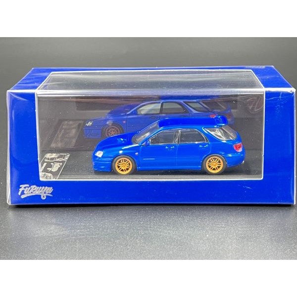Furuya 1:64​ SUBRARU Impreza WRX STi 8th GG Wagon version：Blue