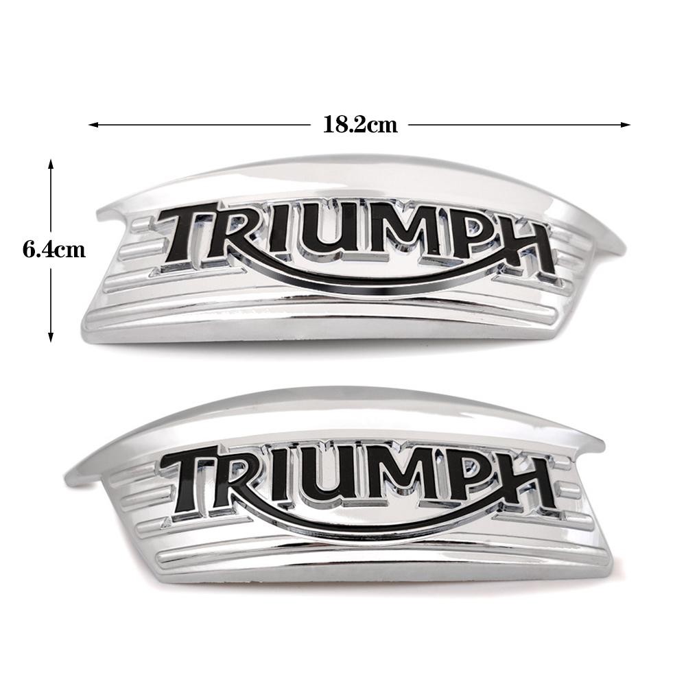 สติกเกอร์ด้านข้างถังน้ํามันเชื้อเพลิงเหมาะสําหรับ Triumph สติกเกอร์ตกแต่งด้านข้างถังน้ํามันเชื้อเพลิงรถจักรยานยนต์ - รูปที่ 7
