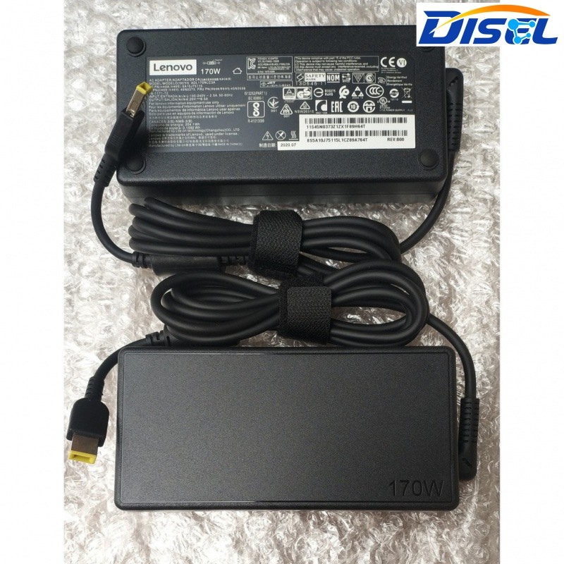 ✿Original 20V 8.5A USB 170W AC Power Adapter Charger สำหรับ Lenovo Legion Y720 y7000p P50 P70 W541