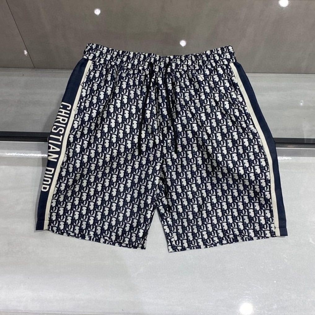 กางเกงผู้ชายแฟชั่นแบรนด์ ซีดี ลายตัวอักษรโลโก้การพิมพ์กางเกงวอร์มลูกไม้ขึ้นของคู่รัก