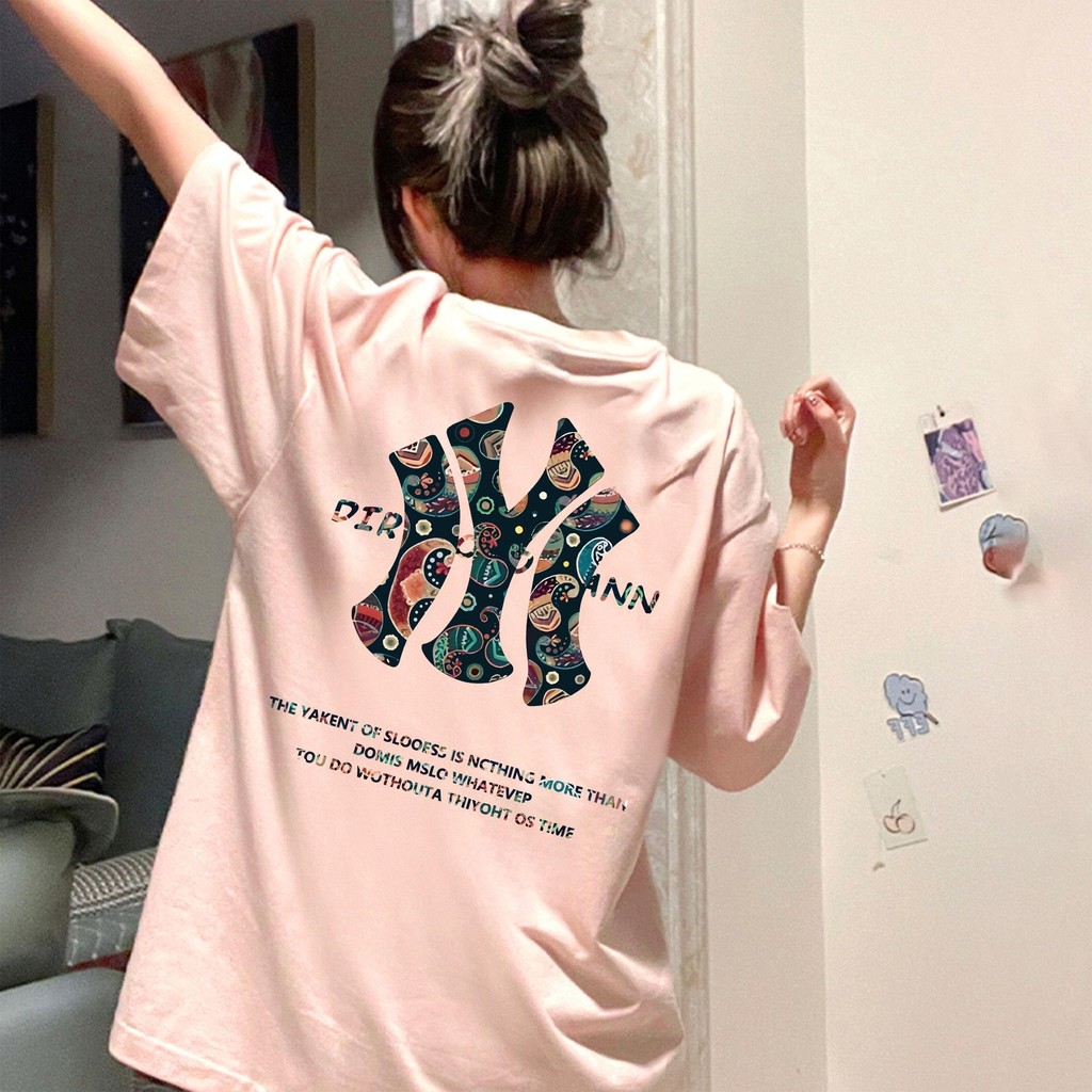 【UT】พร้อมส่ง! เสื้อยืดOversize ผ้าCOTTON100%ลาย "DIR NY" เนื้อผ้าเกรดพรีเมียม คอกลม ใส่สบาย
