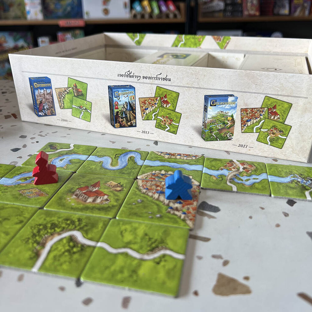 Carcassonne การ์กาซอน [เวอร์ชั่นภาษาไทย] Board Game บอร์ดเกม - รูปที่ 2