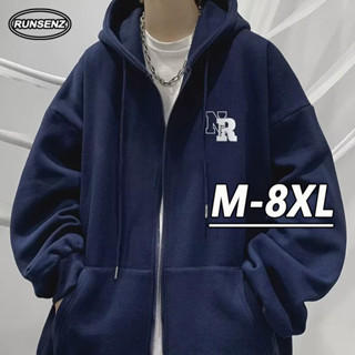 ม-8เอ็กแอล เกาหลีที่เรียบง่ายเสื้อคลุมด้วยผ้าผู้ชายขนาดบวกเส…