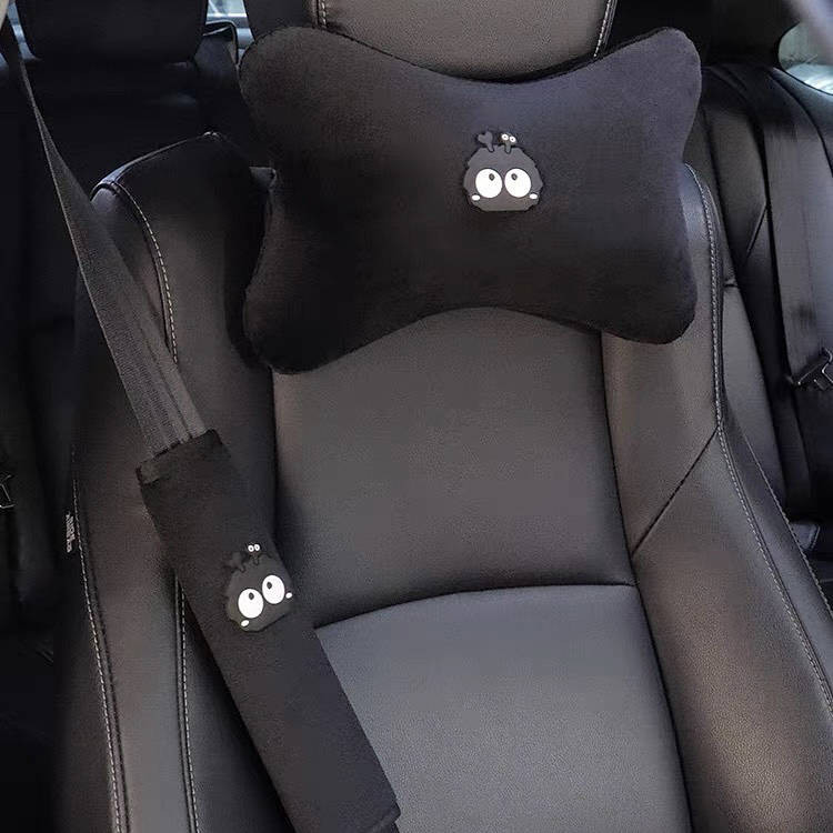 Hot selling new models Cartoon Lucifer Automotive Headrest Seat Neck Pillow Car Lumbar Pillow Back Cusion Pillow Cute Plush Car Accessories Cute car interior