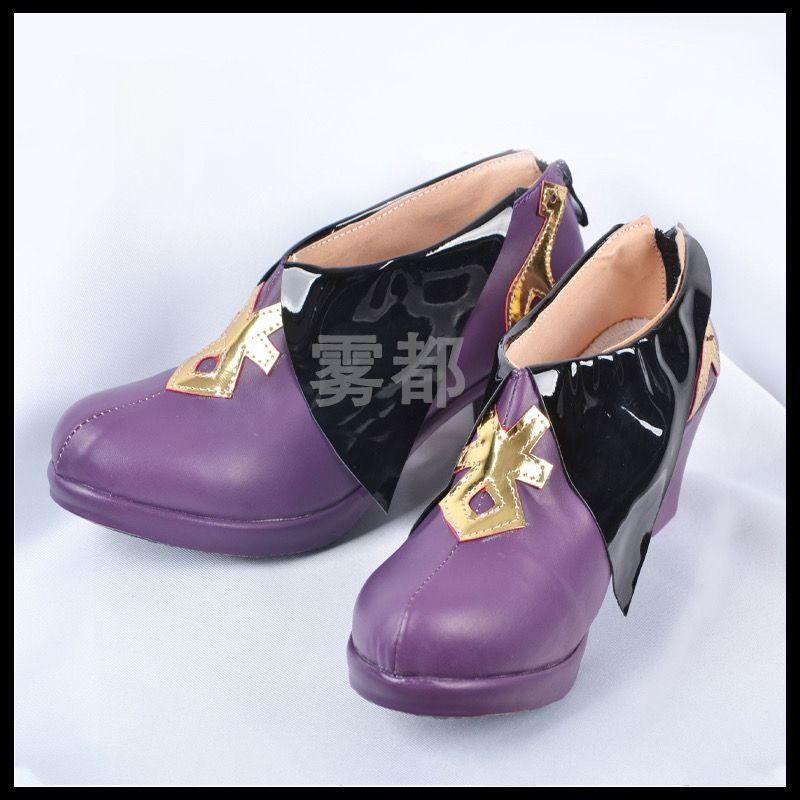 🍀Genshin Impact Seven Stars of Liyue Keqing Cosplay shoes