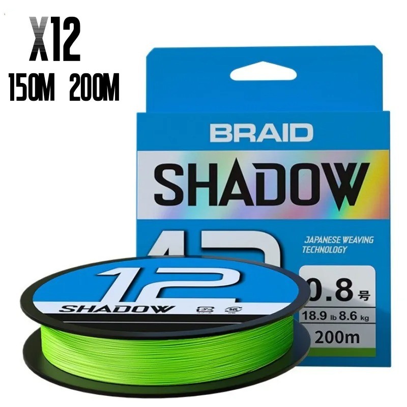 8/12 Strands สายตกปลา Braided Multifilament PE Line สูง Stength สายตกปลาสายหลัก Super ทนทานสายตกปลาสําหรับปลาคาร์พเบสตกปลา Reel Pesca