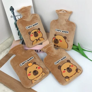 COD🔥capybara🔥ถุงน้ำร้อน ถุงประคบร้อน คลายหนาวแก้ปวดเมื่อย ช่วยลดอาการปวดประจำเดือน 500/750/1000ML