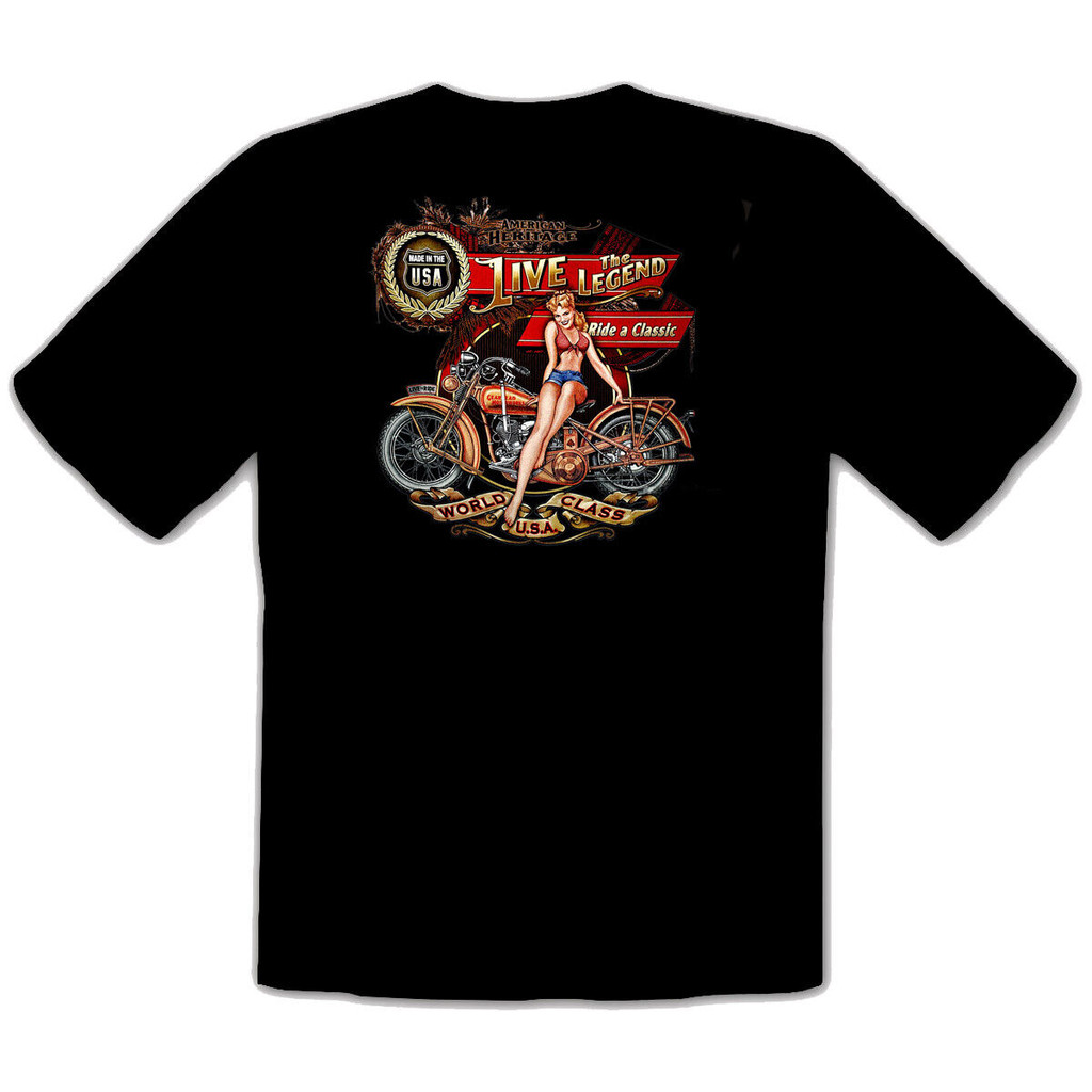 Vintage Biker Motorcycle Vintage Classic Bike Motorcycle T-Shirt -439