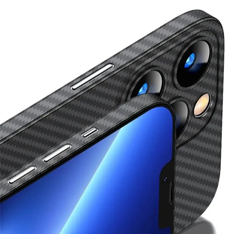 Ultra Thinคาร์บอนไฟเบอร์เคสโทรศัพท์สําหรับiPhone XS Max 8 7 6 6S Plus SE 2020 2022 XR X Anti Scratchโทรศัพท์ปกหลังกันชนสําหรับiPhone 16 15 14 13 12 11 Pro Max Plus Mini ราคา ถูกที่สุด ดีลบีเคเค แกลเลอรีภาพที่ 5