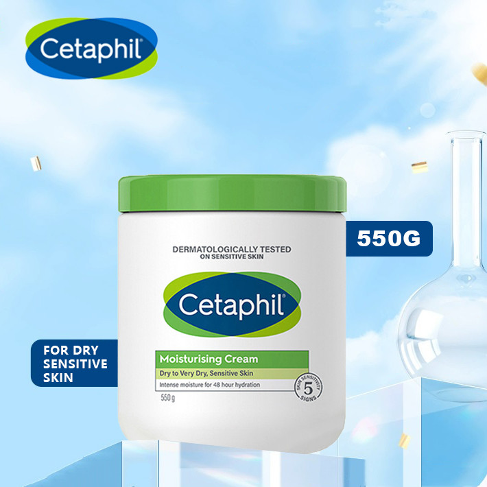 Cetaphil Moisturizing Cream for Face & Body 550g:EXP:2026