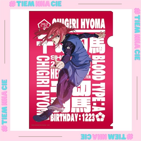 [Cies Shop] [AVAILABLE] CLEARFILE Blue Lock Striker No. 1 ชิจิริ