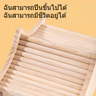 BHQ พร้อมจัดส่ง บ้บ้าน 2 ชั้น แฮมเตอร์ พานไม้ไม้ สำหรับหนูแฮมสเตอร์ สัตว์เลี้ยงขนาดเล็ก