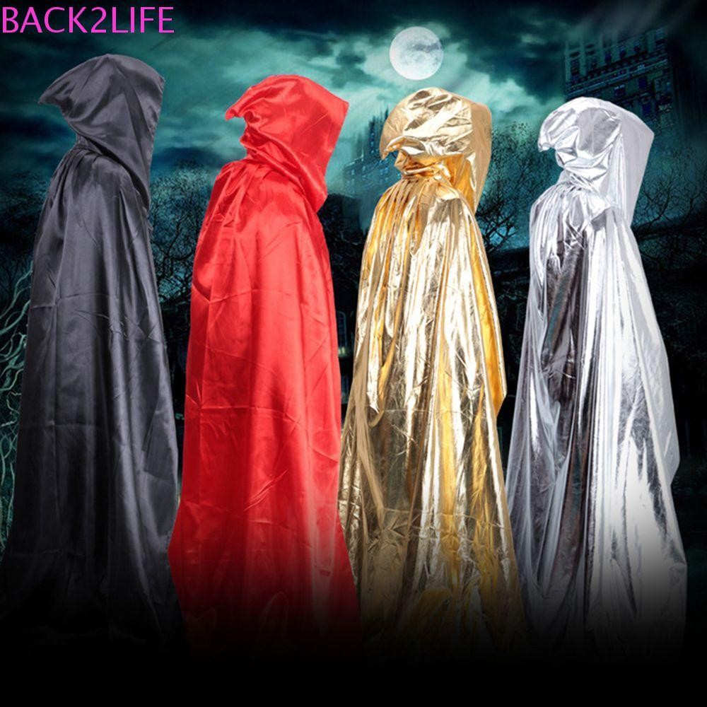 Back2life เสื้อคลุมคอสเพลย์ รูปแม่มดปีศาจ พร็อพแฟนซี สําหรับผู้ใหญ่