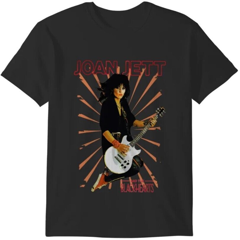 เสื้อ Joan Jett Signature แบบยืดแขนสั้นสำหรับทุกเพศ