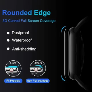 ฟิล์มเซรามิกป้องกันหน้าจอ Apple Watch 3 ชิ้น สําหรับรุ่น Ultra 10/9/8/7 ขนาด 49/46/45/41 มม. และ 6/5/SE ขนาด 44/40/42/38 มม.