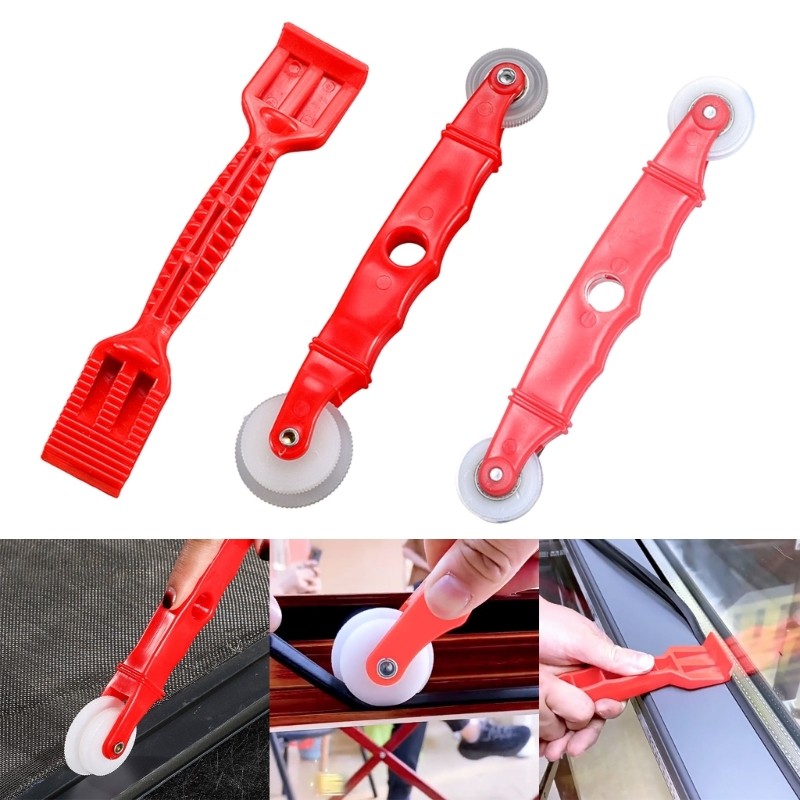 Cons Multifunctional Window Glazing Tool เครื่องมือติดตั้งหน้าต่างเครื่องมือยึดที่ครอบคลุมสําหรับผู้ที่ชื่นชอบการติดตั้ง