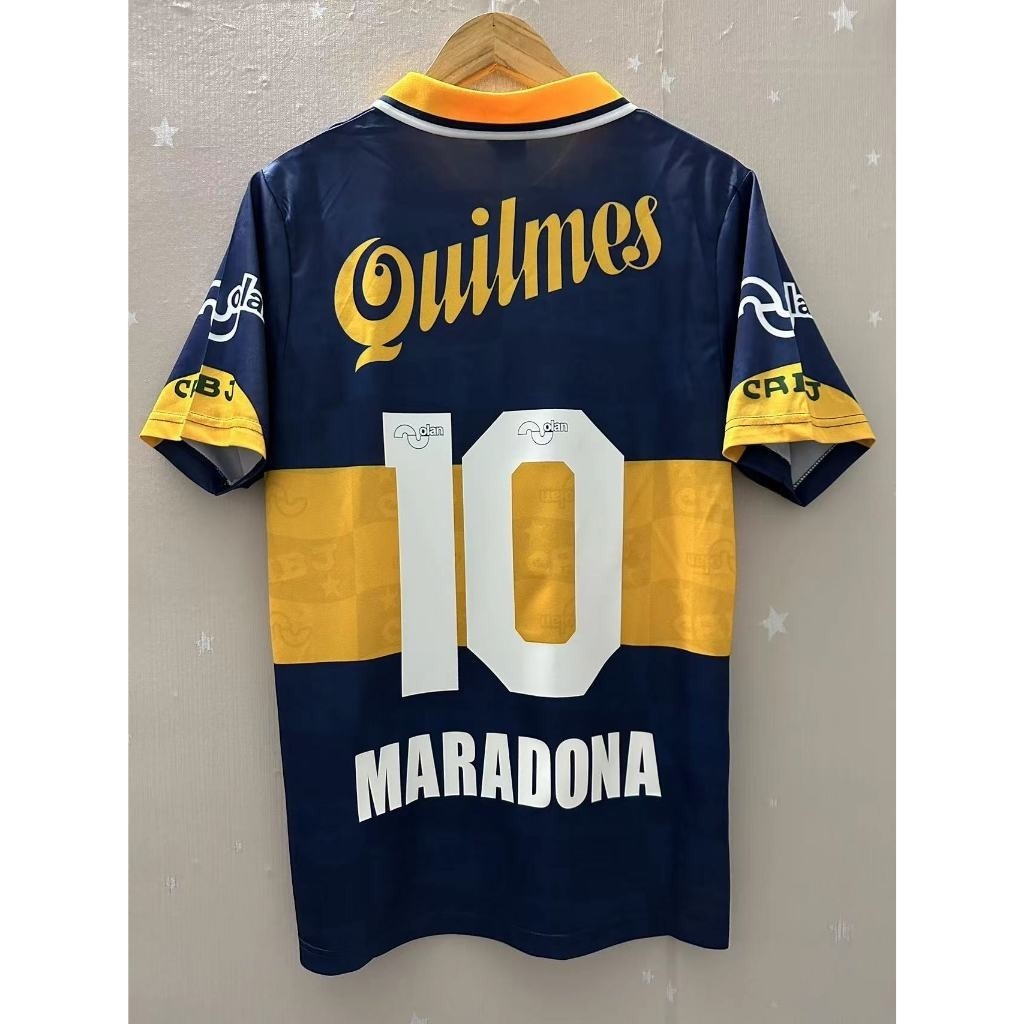 เสื้อยืดฟุตบอล Boca Juniors Maradona Retro Jersey ปี 95-96
