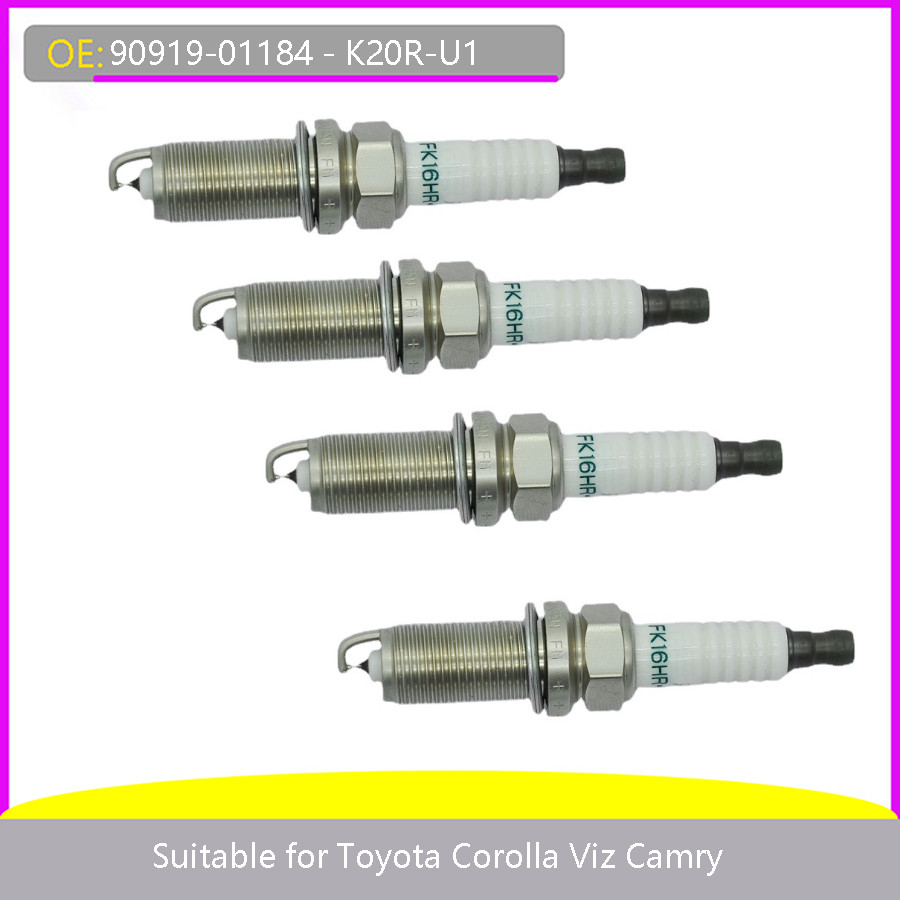 เหมาะสําหรับ Toyota Corolla 90919-01184 Vios Camry K20R-U1 หัวเทียนรถยนต์ 2000 2001 2002 2003 2004 2