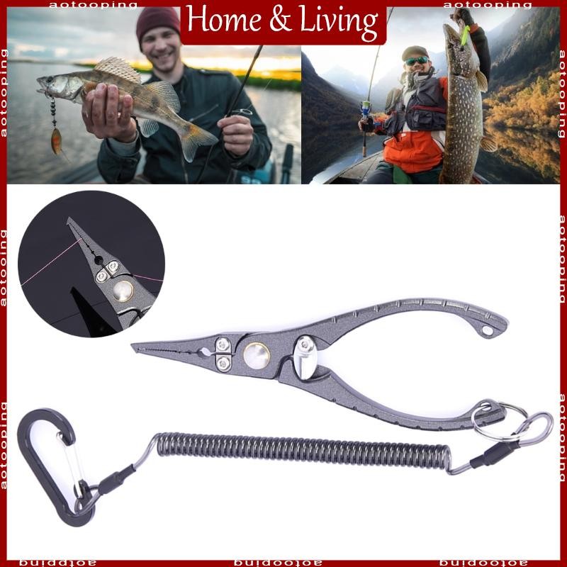 Aoto คีมตกปลามัลติฟังก์ชั่นสําหรับผู้ที่ชื่นชอบการตกปลาปลา Gripper ตกปลาปลา Hook Remover ตกปลาปากปลา
