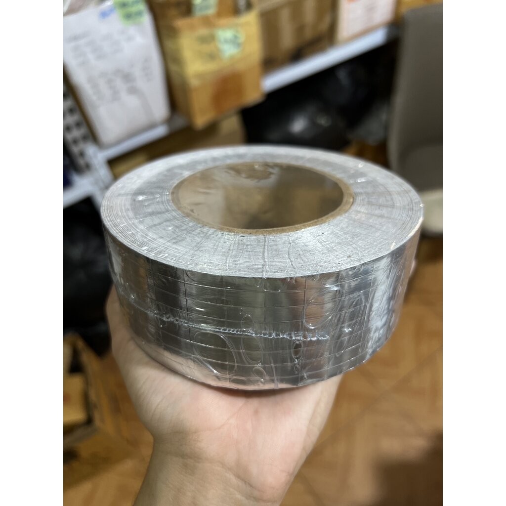 AERO-ROOF เทปอะลูมิเนียมฟอยล์แท้ 2นิ้ว ยาว45m ปิดรอยต่อแผ่นฉนวนกันความร้อน AEROROOF แอร์โร่รูฟ