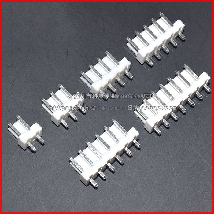 VH3.96 มม.ตรง pin Socket 2P, 3P, 4P, 5P, 6P, 7P, 8P, 9P, 10P, 12P pin Straight pin 180 องศา Socket Connector สีขาว