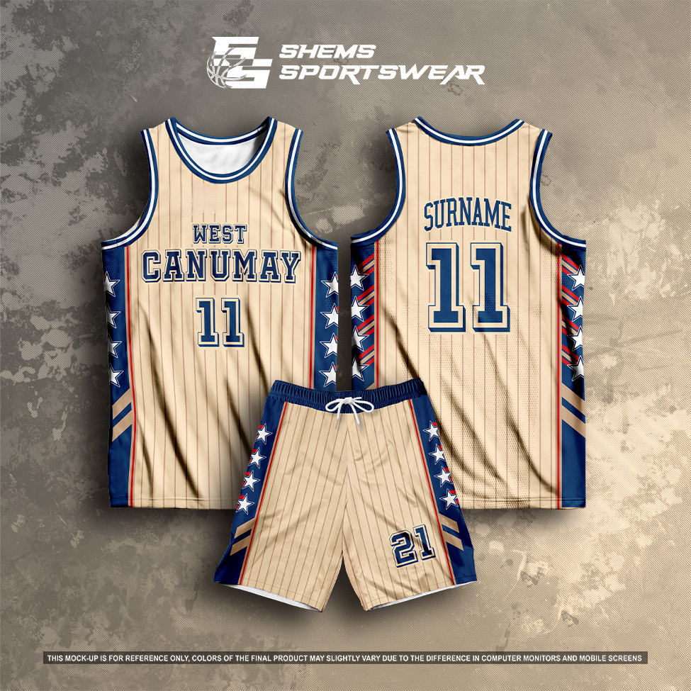 Khaki Star gradient CUSTOM sublimation Men's Basketball JERSEY shems Sportswear