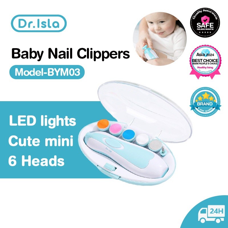 Dr.isla กรรไกรตัดเล็บเด็กไฟฟ้า กรรไกรตัดเล็บ ชุดตัดเล็บเด็ก กรรไกรตัดเล็บเด็ก ที